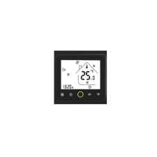 Tuya SMARTZILLA Tuya Okos termosztát Fan Coilhoz, 4 csöves, Fekete okos kiegészítő