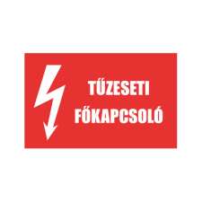  Tűzeseti főkapcsoló - utánvilágító műanyag, 160*240 információs tábla, állvány