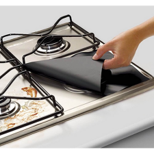  Tűzhelyvédő fólia (4 db) - Fekete konyhai eszköz