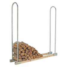  Tűzifatartó 150 cm x 30 cm kerti tárolás