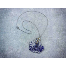  Tűzijáték gyöngyike műgyanta acél nyaklánc nyaklánc