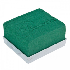  Tűzőhab porta mini fehér 12x11x7cm dekorációs kellék