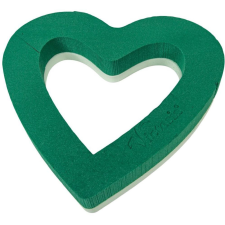  Tűzőhab szív nyitott Victoria 38cm dekorációs kellék