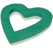  Tűzőhab szív nyitott Victoria 47cm dekorációs kellék