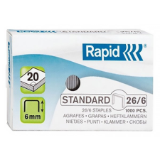  Tűzőkapocs RAPID 26/6 1000 db/dob gemkapocs, tűzőkapocs