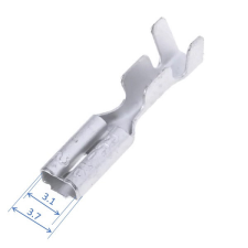  Tűzősaru hüvely. 2,8x0,8 mm, 0,1...0,25 mm² kisháztartási gépek kiegészítői