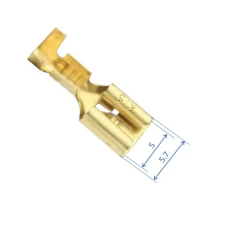  Tűzősaru hüvely. 4,8x0,5 mm, 0,5... 1 mm² kisháztartási gépek kiegészítői