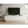  TV állvány ALVIN 135 cm, fehér/arany