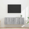  TV Fali Szekrény 2 pcs Szürke Sonoma 59,5 x 31 x 40 cm Faanyag