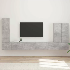  TV falit kabinet szett Falra szerelhető 6 pcs Beton Szürke bútor