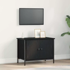  TV szekrény Fekete tölgy 60 x 35 x 45 cm Faanyag bútor