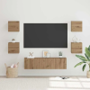  TV szekrény garnitúra 6 pcs Artisan tölgy Faanyag