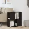  TV szekrény garnitúra Fekete 60 x 24 x 63 cm Faanyag