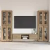  TV szekrény garnitúra FLORIN 3 pcs Artisan tölgy Faanyag