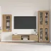  TV szekrény garnitúra FLORIN 3 pcs Artisan tölgy Faanyag