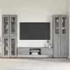  TV szekrény garnitúra FLORIN 3 pcs Szürke Sonoma Faanyag