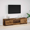  TV szekrény LED világítással Öreg fa 162 x 34 x 40 cm Faanyag