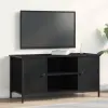 TV szekrény Musta tammi 100 x 40 x 50 cm Faanyag
