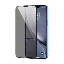 Tvrde üveg iPhone 15 Pro fekete kerettel mobiltelefon kellék