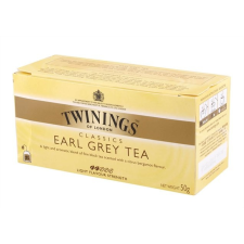 TWININGS Fekete tea, 25x2 g, TWININGS "Earl grey" tea