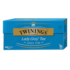 TWININGS Fekete tea twinings lady grey 25x2gr 101219 tea