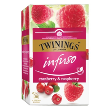TWININGS Herbatea twinings vörösáfonya és málna 20 filter/doboz tea
