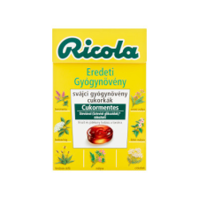Twinner Hungária Kft. Ricola 40g Original herbal csokoládé és édesség