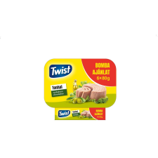Twist Twist tonhaltörzs olívaolajban 6x80g 480 g reform élelmiszer