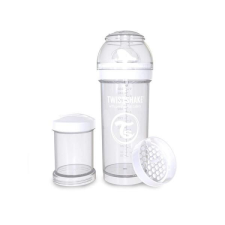 Twistshake Kólika elleni cumisüveg 260 ml-es, fehér cumisüveg