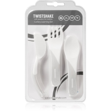 Twistshake Learn Cutlery étkészlet White 6 m+ 3 db babaétkészlet