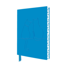 Two Happy Cats Artisan Art Notebook (Flame Tree Journals) naptár, kalendárium