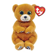  TY: Beanie Babies plüss figura DUNCAN, 15 cm - barna medve (3) plüssfigura