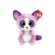 Ty Beanie Boos Becca rózsaszín bush bébi plüss, 15 cm plüssfigura