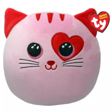 TY Inc. TY Squishy Beanies: Flirt, a rózsaszín cica párna plüss - 30 cm plüssfigura