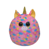 TY Squish-a-Boos párna alakú plüss figura – FANTASIA, 30 cm (sokszínű unikornis)