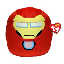  Ty Squishy Beanies párna alakú plüss figura Marvel IRON MAN, 22 cm plüssfigura
