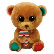 Ty. TY BOOS plüss figura BELLA barna maci cukorkával 24 cm plüssfigura