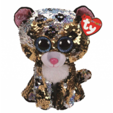 Ty. TY BOOS plüss figura STERLING flitteres leopárd 15 cm plüssfigura