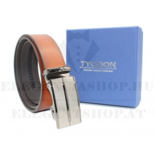  Tycoon férfi bőr öv díszdobozban - Caramell ajándéktárgy