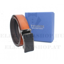  Tycoon férfi bőr öv díszdobozban - Caramell ajándéktárgy