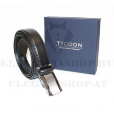  Tycoon férfi bőr öv - Fekete ajándéktárgy