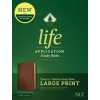 TYNDALE HOUSE PUBL NLT Life Application Study Bible, Third Edition, Large Print (Red Letter, Leatherlike, Brown/Tan) | Tyndale