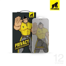 Type Gorilla Apple iPhone 13 Pro Max TG Privacy 2.5D Üvegfólia - Fekete mobiltelefon kellék