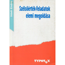 Typotex Kiadó Szélsőérték-feladatok elemi megoldása antikvárium - használt könyv