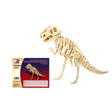 Tyrannosaurus 3d puzzle - fa, natúr puzzle, kirakós