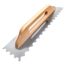 TytanX félköríves fogazott glettvas 480mm kőműves és burkoló szerszám