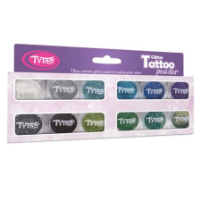 TyToo : Hideg színek válogatása csillámpor szett 12x2,5ml (CTPS0033) szépségszalon