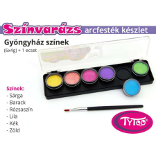 TyToo TyToo Színvarázs Arcfesték szett 6x4 g Gyöngyház színek arcfesték