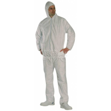 Tyvek Dupont Nadrág derekas Tyvek gumírozott fehér 2XL