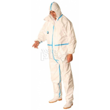 Tyvek Dupont Overál Tyvek classic plus kapucnis biztonsági hegesztéssel fehér XL munkaruha